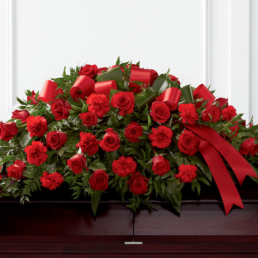 Tribute of Life Casket Spray – PRETTY PETALS FLOWERS & GIFTS, Olla LA