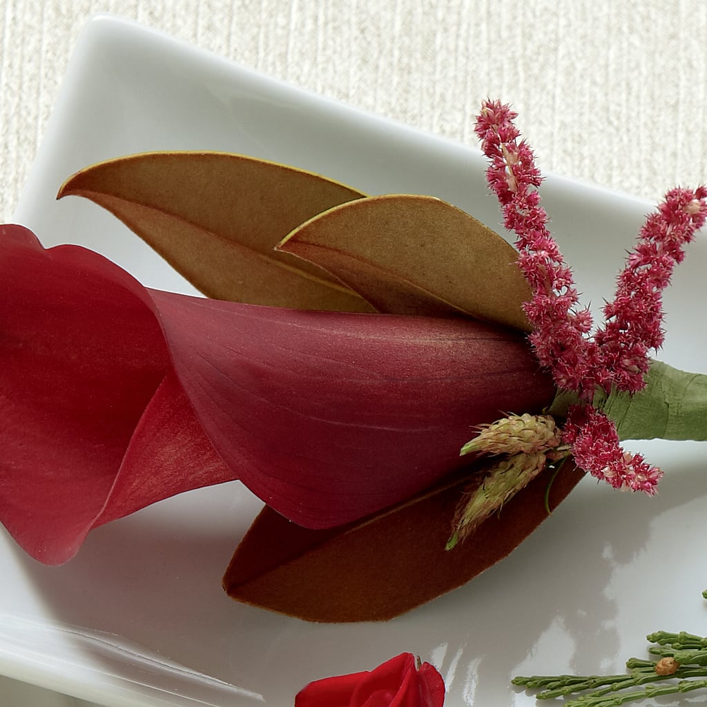 Red Calla Boutonniere – PRETTY PETALS FLOWERS & GIFTS, Olla LA