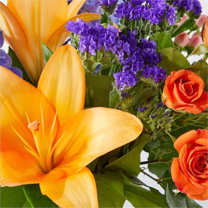 Radiant Citrus Bouquet – PRETTY PETALS FLOWERS & GIFTS, Olla LA