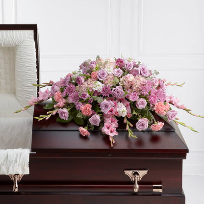 Immorata Casket Spray – PRETTY PETALS FLOWERS & GIFTS, Olla LA