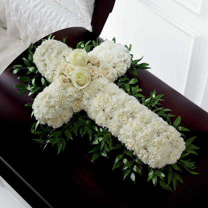 Peaceful Memories Casket Spray (Standard) – PRETTY PETALS FLOWERS & GIFTS, Olla LA
