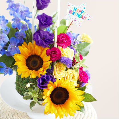 Star of the Day Floral Cake – PRETTY PETALS FLOWERS & GIFTS, Olla LA