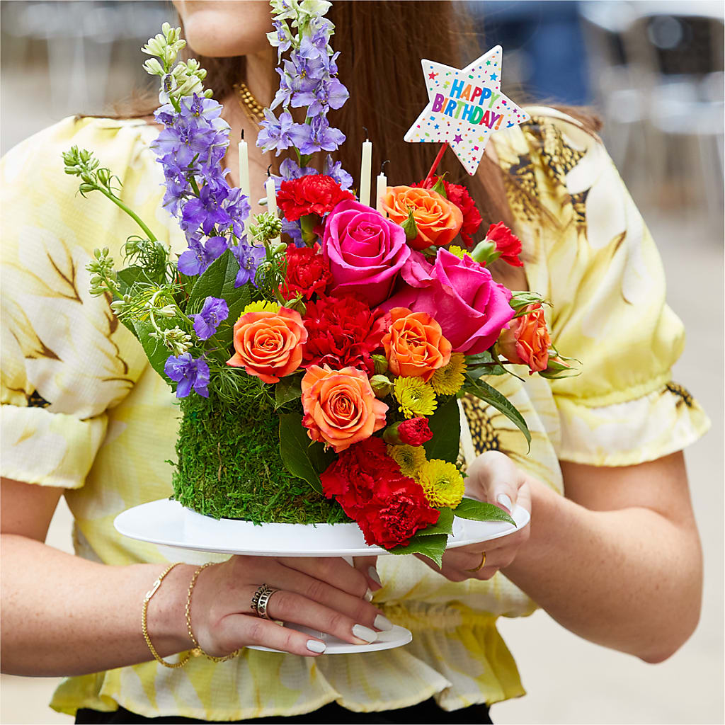 Best Year Yet Floral Cake – PRETTY PETALS FLOWERS & GIFTS, Olla LA